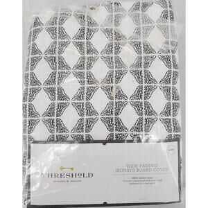 Threshold Ironing Board Cover Black White 48in L x‎ 2in H x 18in W New